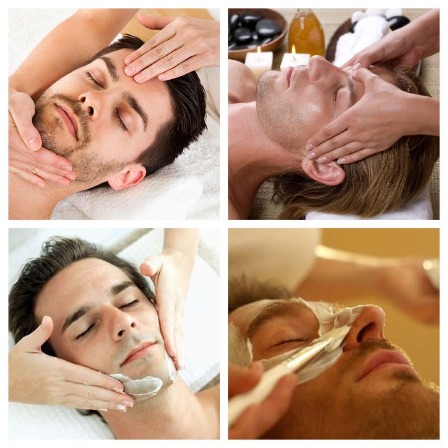masaje facial hombres